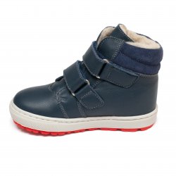 Ghete blana copii - Ghete blana copii din piele cu talonet hokide 460 blu R 26-30