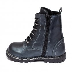 Ghete blana copii  - Ghete copii blana Pj Shoes King gri 20-26