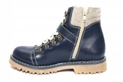 Ghete blana copii - Ghete copii blana hokide 346 blu 26-37