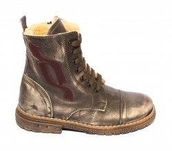 Ghete blana copii - Ghete copii blana pj shoes King kaki 27-36