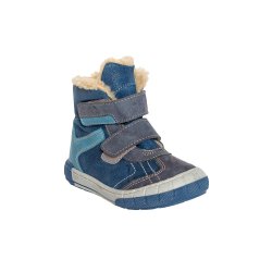 Ghete blana copii  - Ghete copii blana pj shoes Kiro albastru 20-29