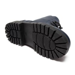 Ghete blana copii - Ghete copii cu blana din piele pj shoes King blu 27-36