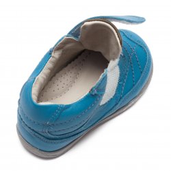 Ghete copii  - Ghete copii din piele cu talonet 168 albastru 18-26