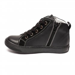 Ghete copii - Ghete copii din piele hokide 343 negru r 26-37