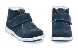 Ghete copii  - Ghete copii din piele intoarsa hokide 704 blu arici 26-37