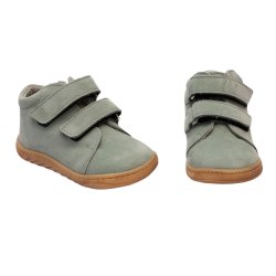 Ghete copii  - Ghete copii flexibile din piele cu talonet AV415 olive bej 17-30