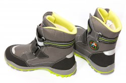 Ghete goretex copii - Ghete copii goretex waterproof 85312 gri verde