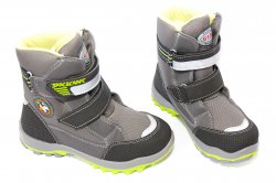 Ghete goretex copii - Ghete copii goretex waterproof 85312 gri verde