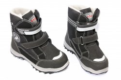 Ghete goretex copii - Ghete copii goretex waterproof 85312 negru gri