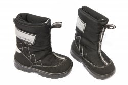 Ghete goretex copii - Ghete copii goretex 93120 negru gri