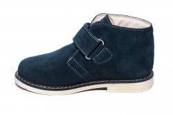 Ghete copii  - Ghete copii piele intoarsa hokide 704 kaki blu 18-25