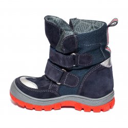 Ghete goretex copii  - Ghete copii impermeabile goretex Linz albastru 24-36