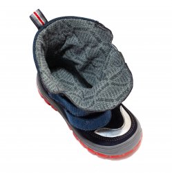 Ghete goretex copii  - Ghete copii impermeabile goretex Linz albastru 24-36