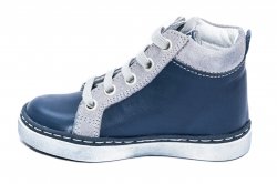 Ghete copii  - Ghete copii ortopedice hokide 377 blu gri 19-25