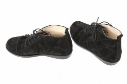 Ghete copii  - Ghete copii piele intoarsa la comanda 1338 negru