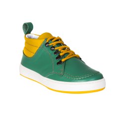 Ghete copii - Ghete baieti din piele naturala pj shoes Mateo maro blu 27-36