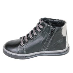 Ghete copii  - Ghete copii piele pj shoes Vito negru box 27-38