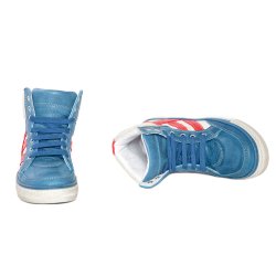 Ghete copii  - Ghete copii pj shoes Box albastru rosu