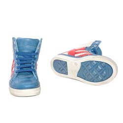 Ghete copii  - Ghete copii pj shoes Box albastru rosu