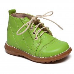Ghete copii  - Ghete cu talonet copii din piele 1325 vernil 18-25