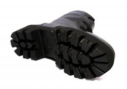 Ghete dama blana - Ghete dama blana 56300 negru cu lac 34-40