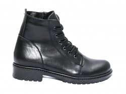 Ghete dama blana  - Ghete dama blanita Gloria 4837 negru 34-40