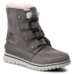 Ghete dama blana  - Ghete dama impermeabile cu blana Sorel Cozy Joan gri 35-40