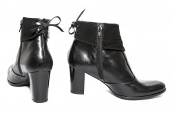Ghete dama blana - Ghete dama piele 509 negru 35-40