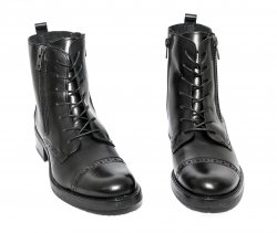 Ghete dama piele - Ghete dama piele 9H09 negru 36-41