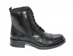 Ghete dama piele - Ghete dama piele 9H09 negru 36-41