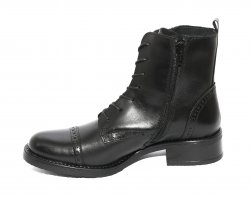 Ghete dama piele - Ghete dama piele 9H09 negru 36-41