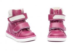 Ghete blana copii - Ghete fete blana hokide 414 fuxia 19-25