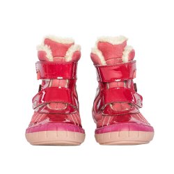 Ghete blana copii - Ghete fete blana pj shoes Kiro bordo