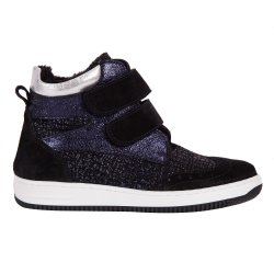 Ghete blana copii - Ghete fete cu blanita pj shoes Mae bordo negru 27-36