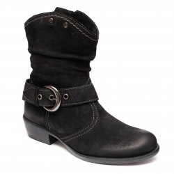 Ghete copii  - Ghete fete din piele 1873 negru 30-37