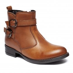 Ghete copii - Ghete fete din piele Gemo 34900 coniac 24-30