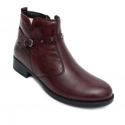 Ghete blana copii - Ghete fete piele cu blana 6608 Eryx negru 27-39