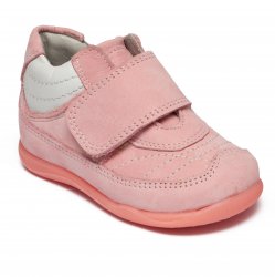 Ghete copii  - Ghete fete din piele cu talonet 168 roz 18-26