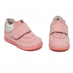 Ghete copii  - Ghete fete din piele cu talonet 168 roz 18-26