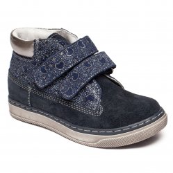 Ghete copii - Ghete fete din piele hokide 412 blu lux 26-30