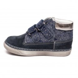 Ghete copii - Ghete fete din piele hokide 412 blu lux 26-30