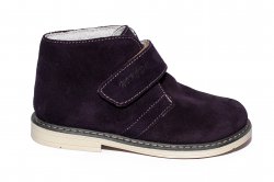 Ghete copii  - Ghete copii piele intoarsa hokide 704 kaki blu 18-25