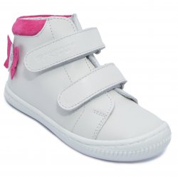 Ghete copii  - Ghete fete flexibile hokide 417 alb fuxia 18-25