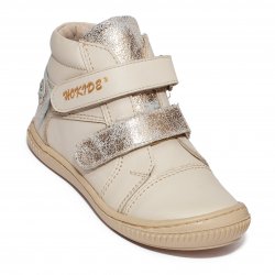 Ghete copii  - Ghete fete flexibile hokide 455 roz bej 26-30