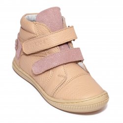 Ghete copii  - Ghete fete flexibile hokide 455 roz bej 26-30
