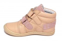 Ghete copii  - Ghete fete flexibile hokide 455 roz bej 26-30