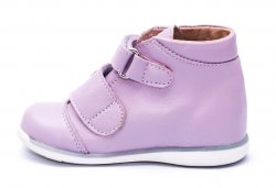 Ghete copii  - Ghete fete piele 561 lila fluture 18-25