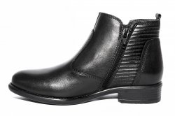 Ghete copii  - Ghete fete piele naturala 6526 negru 28-37