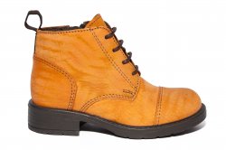 Ghete copii  - Ghete fete piele naturala Peperina 1163 castaniu2 24-37