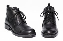 Ghete copii  - Ghete fete piele naturala Peperina 1163 negru 24-37